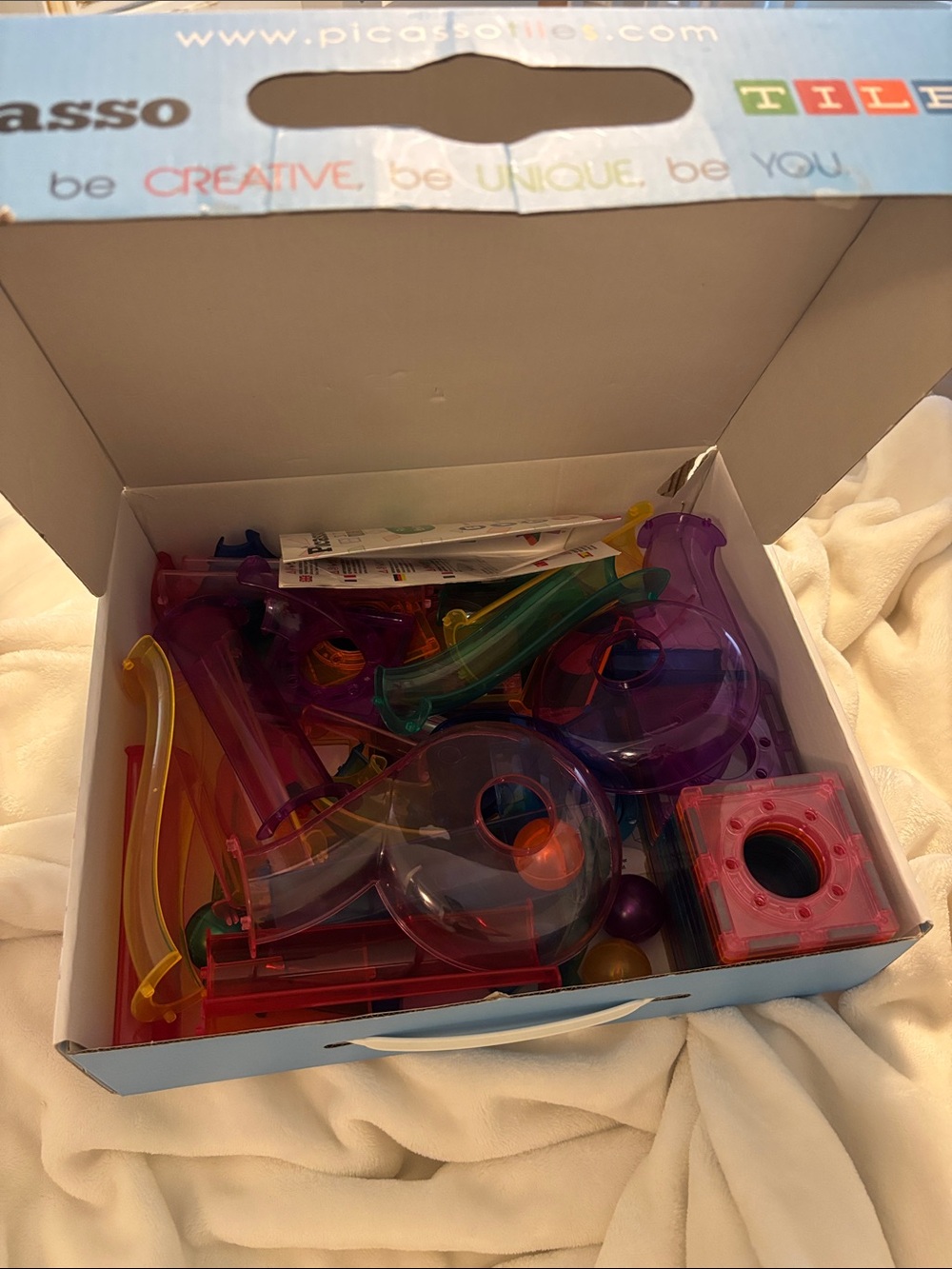 Magnetic Marble Run Set - Colorful Fun STEM learning!! - Picture 13 of 13